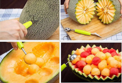 2 in 1 Melon Baller and Fruit Scoop Tool
